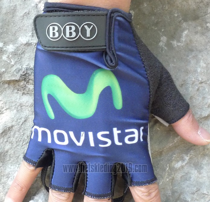 2013 Movistar Handschoenen Cycling