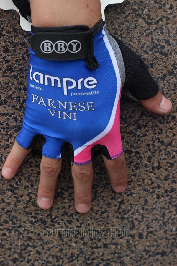 2014 Lampre Handschoenen Cycling Blauw