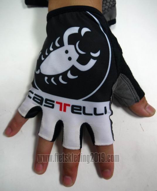 2015 Castelli Handschoenen Cycling Wit en Zwart