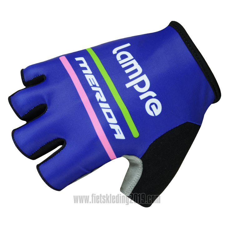 2015 Lampre Handschoenen Cycling Blauw