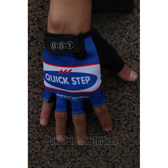 2020 Quick Step Handschoenen Cycling Blauw