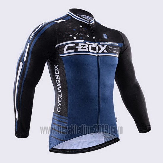 2015 Fietskleding Fox Cyclingbox Blauw Lange Mouwen en Koersbroek