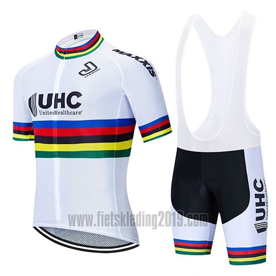 2020 Fietskleding UHC UCI Wereldkampioen Korte Mouwen En Koersbroek